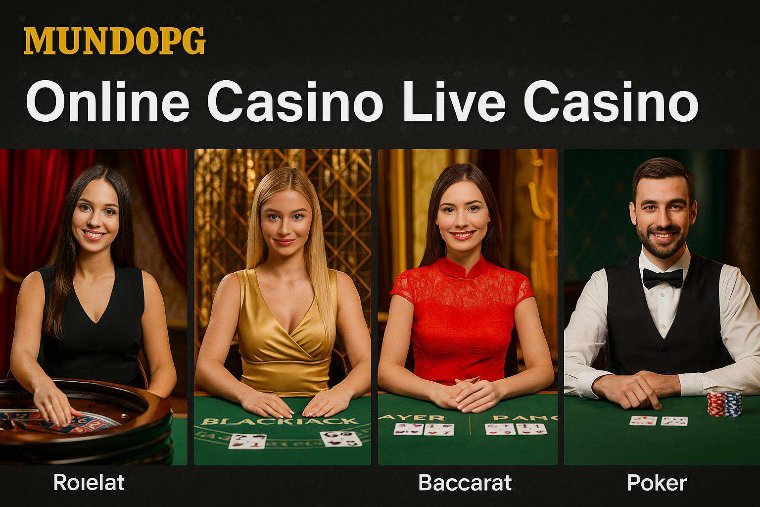 O MUNDOPG Live Casino lança promoções regularmente