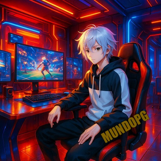 Imagem promocional da MUNDOPG mostrando a plataforma e suas vantagens