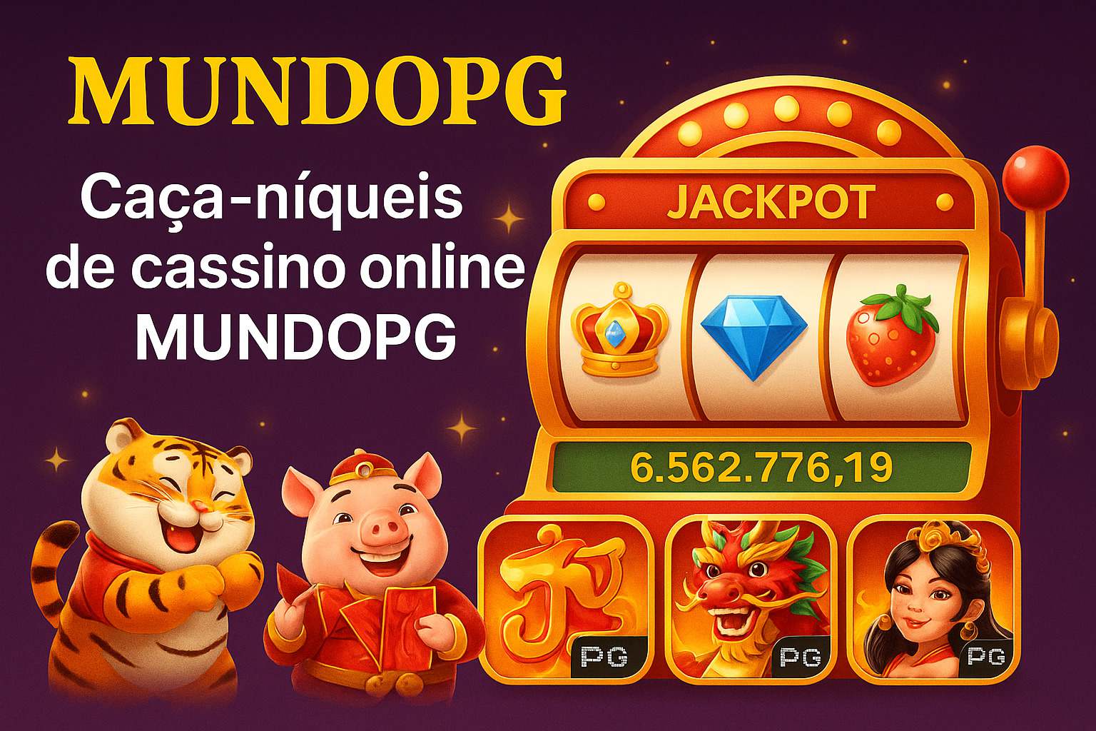 Explore o mundo das slot machines no MUNDOPG Casino